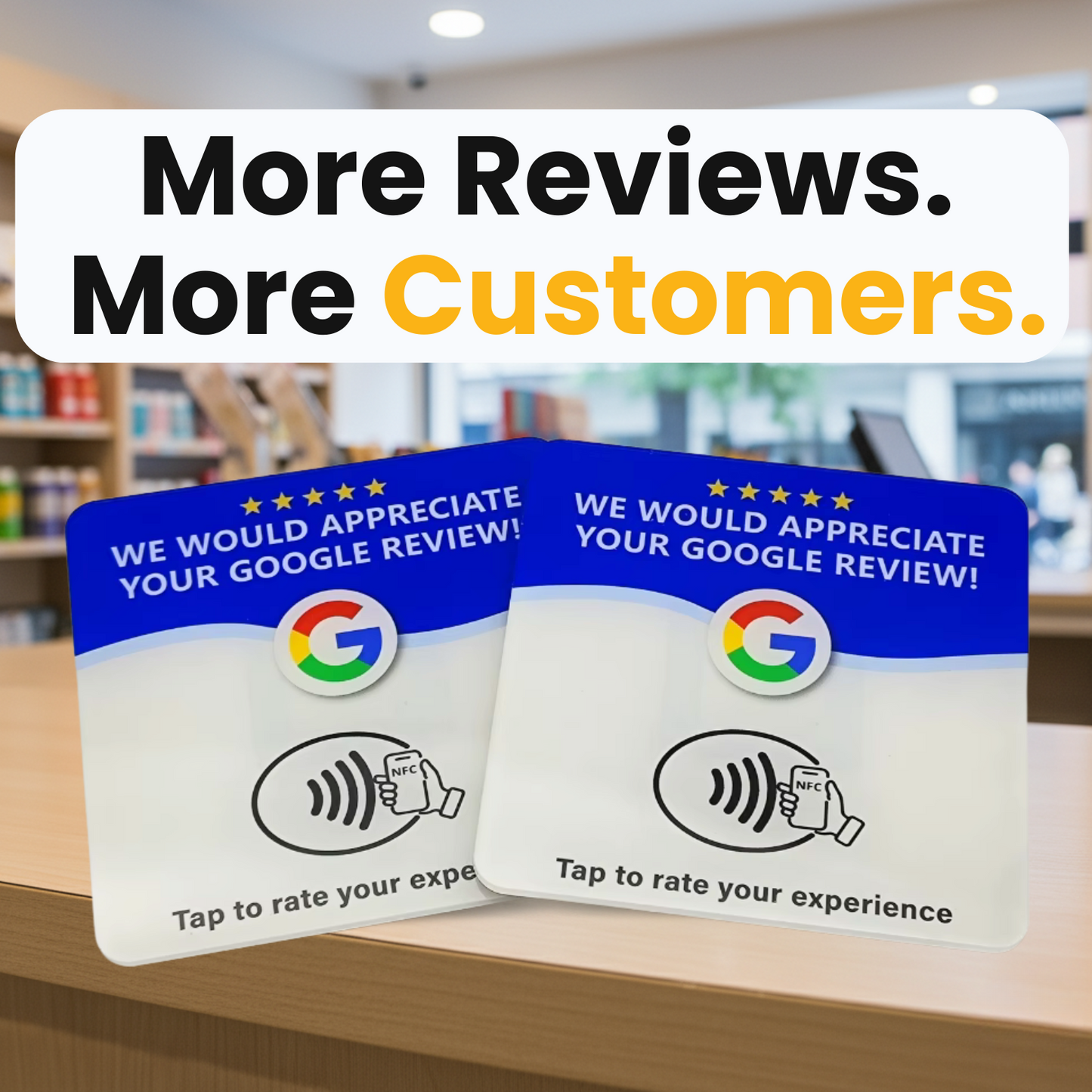 NFC Google Review Plaque